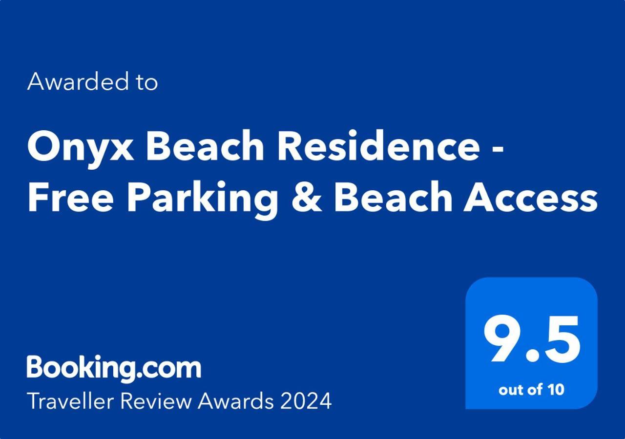 Onyx Beach Residence - Free Parking & Beach Access 스베티 블라스 외부 사진